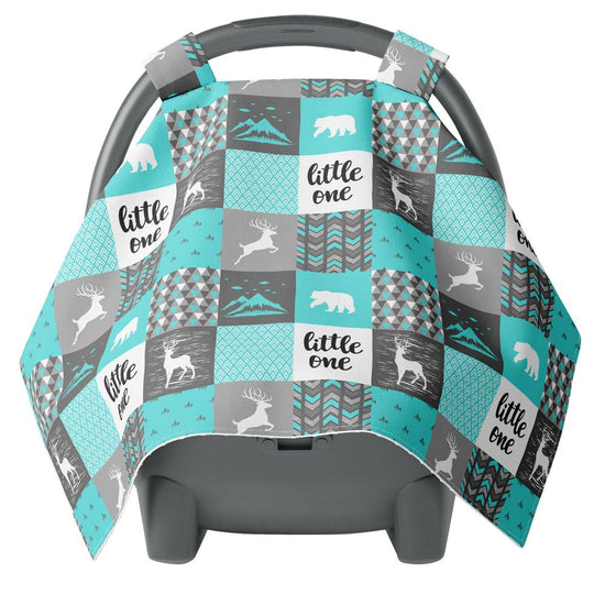 Blue Little one Carseat Canopy
