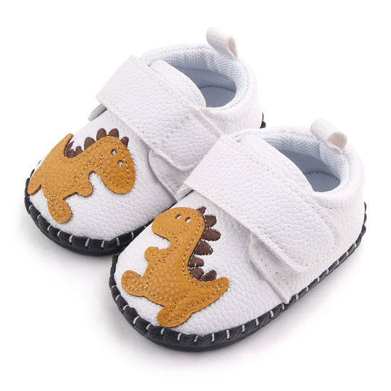 Autumn Fall Baby Boy Girl Dinosaur PU  Shoes